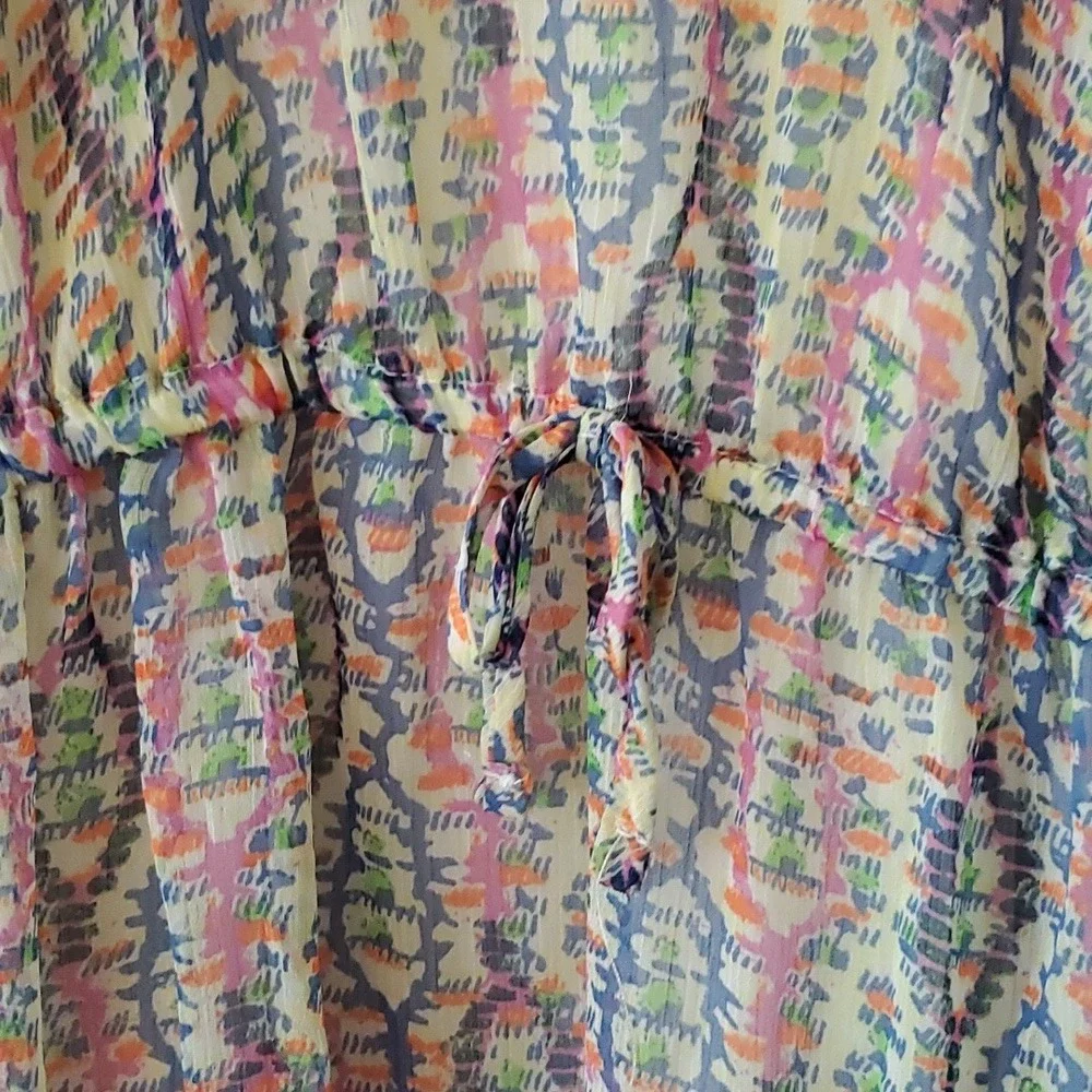 Disney D-Signed High Low Flowy‎ Spaghetti Strap Dress Size Large